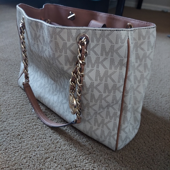 Michael Kors Bags Michael Kors Susannah Tote Vanilla Acorn Shoulder